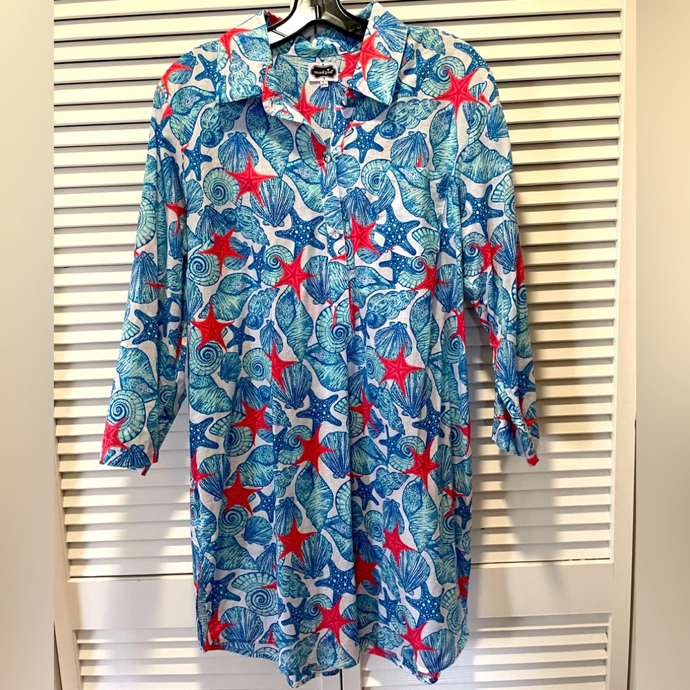 Mud Pie Sea Shell Tunic Coverup